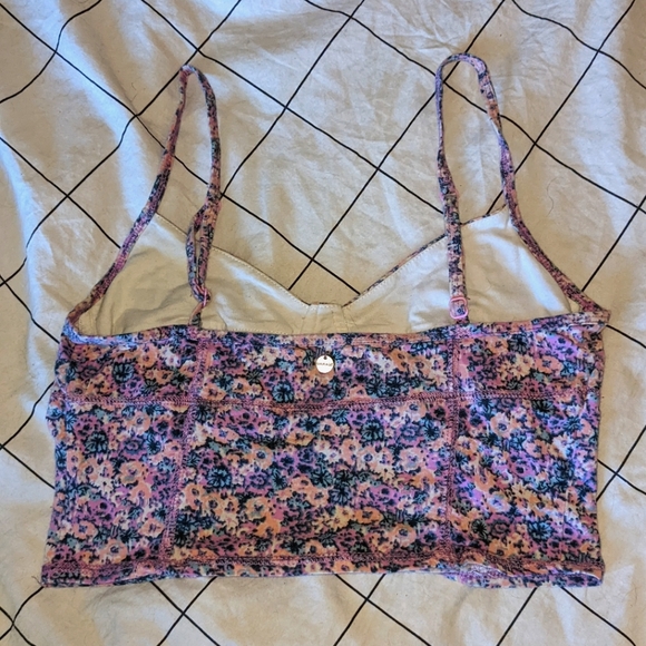 🦋2/$25🦋 GARAGE floral crop bustier top - Picture 2 of 4